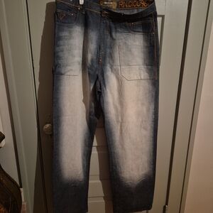 Akademiks Light Wash Relaxed Jeans